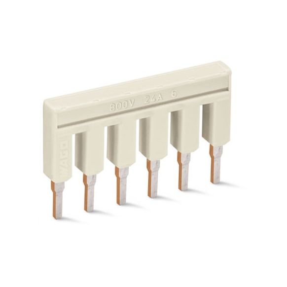 WAGO TOPJOB®S 2002 Series Jumper Bar 6 Way - 2002-406