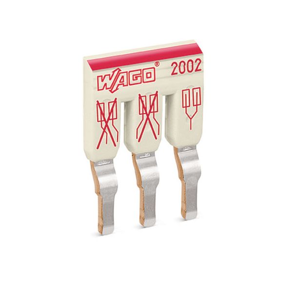WAGO TOPJOB®S 2002 Series Staggered Jumper 3 Way - 2002-473