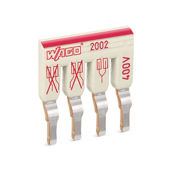 WAGO TOPJOB®S 2002 Series Staggered Jumper 4 Way - 2002-474