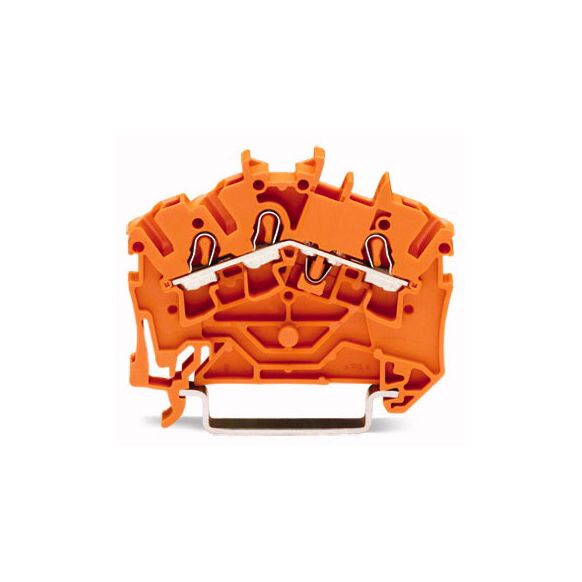 WAGO TOPJOB®S 2002 Series Rail Mounted 3 Conductor Through Terminal Block - 2002-6302