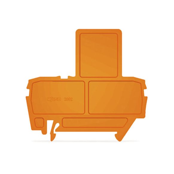 WAGO TOPJOB®S 2002 Series End Plate for Fuse Terminal Blocks - 2002-992