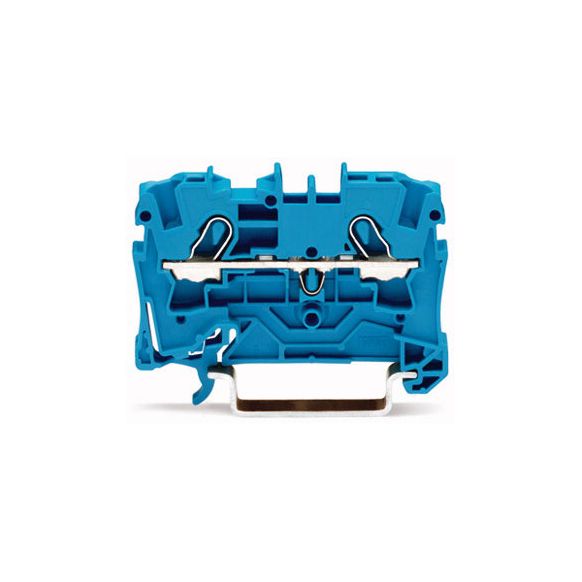WAGO TOPJOB®S 2004 Series Rail Mounted 2 Conductor Through Terminal Block - 2004-1204