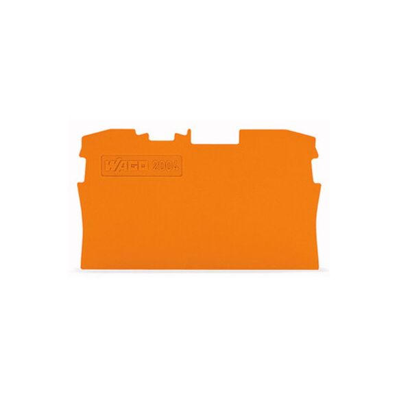 WAGO TOPJOB®S 2004 Series 2 Conductor End and Intermediate Plate - 2004-1292