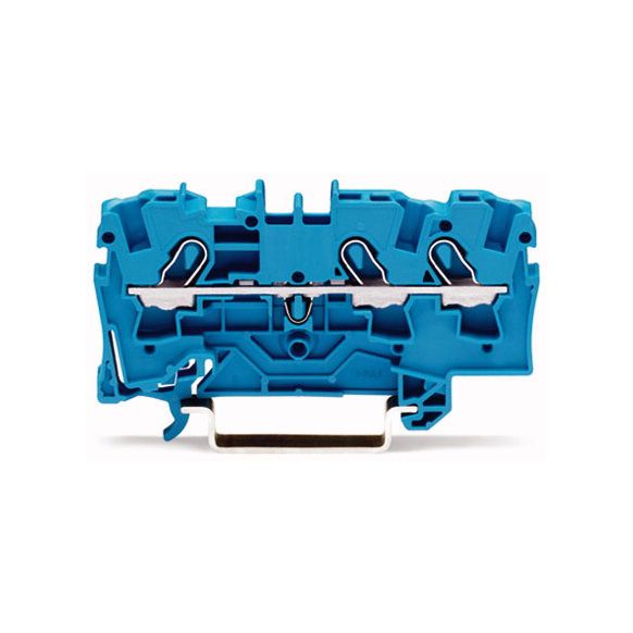 WAGO TOPJOB®S 2004 Series Rail Mounted 3 Conductor Through Terminal Block - 2004-1304