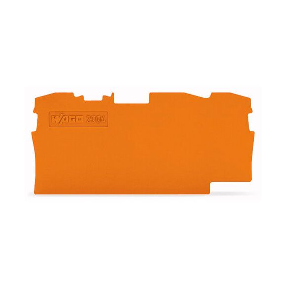 WAGO TOPJOB®S 2004 Series 3 Conductor End and Intermediate Plate - 2004-1392