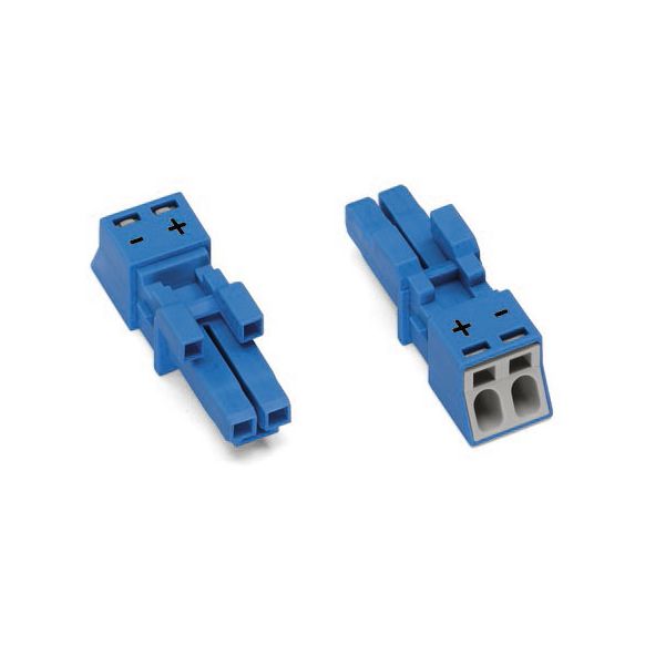 WAGO WINSTA® MINI 890 Series Socket 2 Pole without Strain Relief Housing - 890-1102