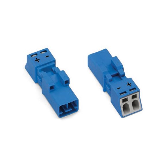 WAGO WINSTA® MINI 890 Series Plug 2 Pole without Strain Relief Housing - 890-1112