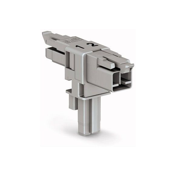 WAGO WINSTA® MINI 890 Series T-Distribution Connector 2 Pole for 'Flying Leads' - 890-1701
