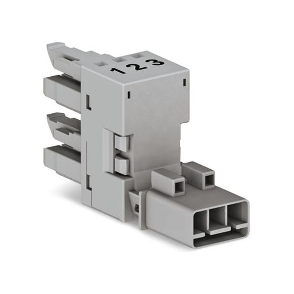 WAGO WINSTA® MINI 890 Series H-Distribution Connector 3 Pole for 'Flying Leads' - 890-1761