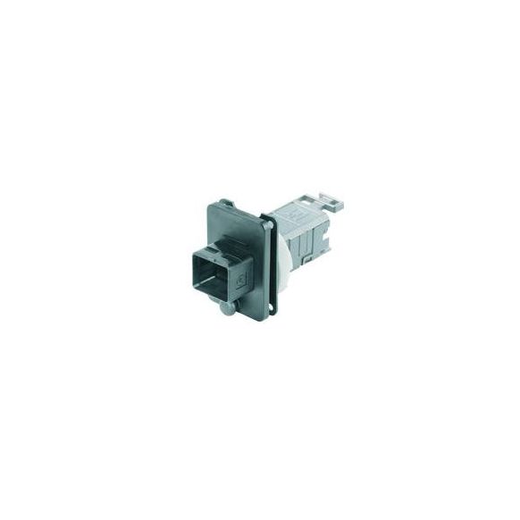 J80020A0004 (100007418) - Telegärtner STX Series Variant 4 Bulkhead Set RJ45 Jack A Cat.6A