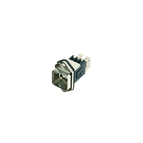 J80020A0010 (100007422) - Telegärtner STX Series Variant 14 Standard Bulkhead Set RJ45 Coupler Cat.6 Class EA Rectangle Mount Cutout