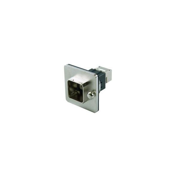 Telegärtner STX Series Variant 14 Central Bulkhead Set RJ45 Coupler Cat.6 Class EA Round Mount Cutout - J80020A0012