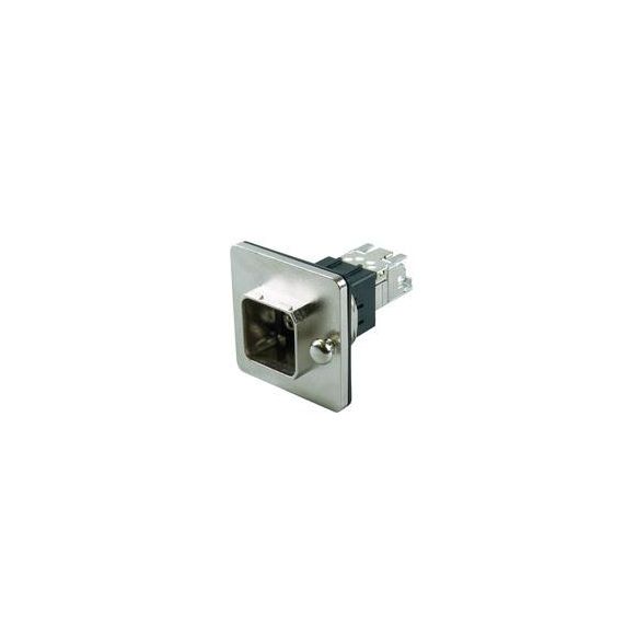 Telegärtner STX Series Variant 14 Central Bulkhead Set RJ45 Jack A Cat.6A Round Mount Cutout - J80020A0013