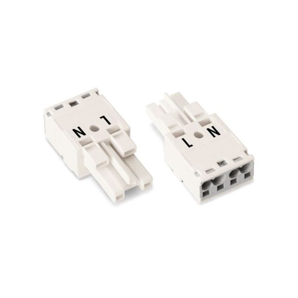 WAGO WINSTA® MIDI 770 Series Socket 2 Pole without Strain Relief Housing - 770-222
