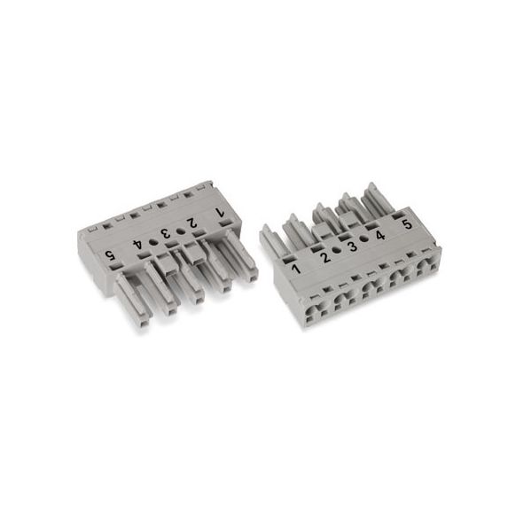 WAGO WINSTA® MIDI 770 Series Socket 5 Pole without Strain Relief Housing - 770-245/060-000