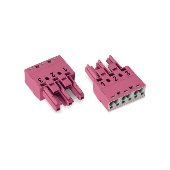 WAGO WINSTA® MIDI 770 Series Socket 3 Pole without Strain Relief Housing - 770-283