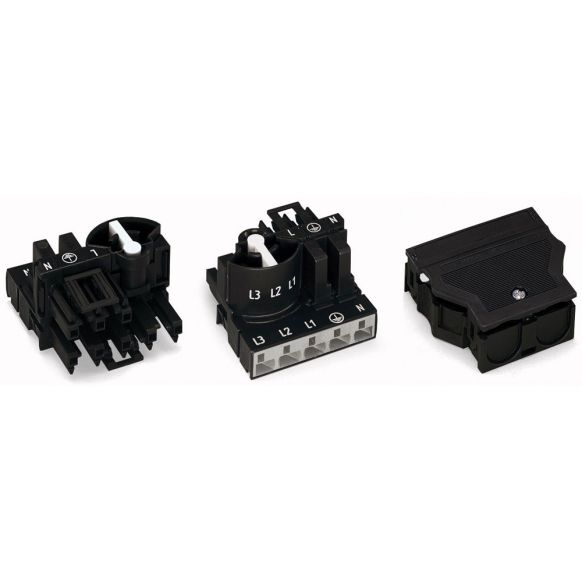 WAGO WINSTA® MIDI 770 Series Distribution Connector 3 and 5 Pole with Strain Relief Housing - 770-611