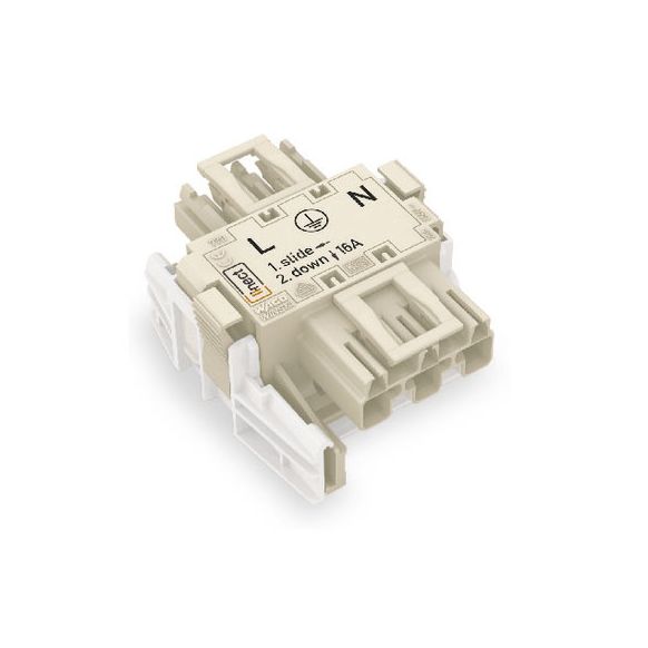 WAGO WINSTA® MIDI 770 Series Linect® T-Connector 3 Pole Socket/Plug - 770-6223