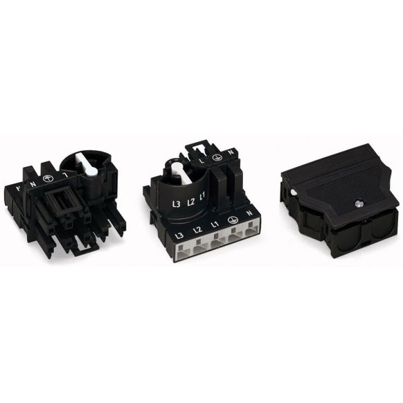 WAGO WINSTA® MIDI 770 Series Distribution Connector 3 and 5 Pole with Strain Relief Housing - 770-661