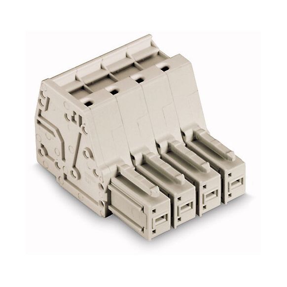 WAGO WINSTA® MAXI 831 Series Female Connector 4 Pole with Coding Finger - 831-3104