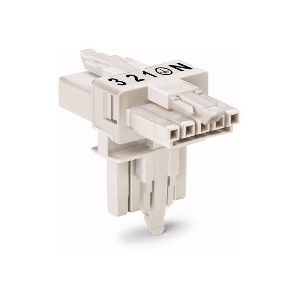 WAGO WINSTA® MINI 890 Series T-Distribution Connector 5 Pole for 'Flying Leads' - 890-672