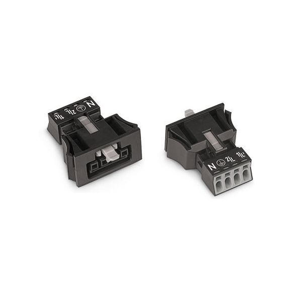 WAGO WINSTA® MINI 890 Series Socket 4 Pole Snap-In Version - 890-724
