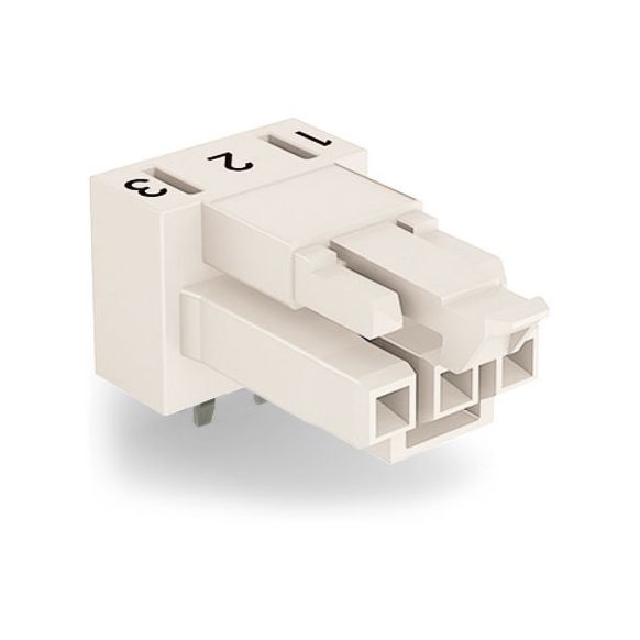 WAGO WINSTA® MINI 890 Series Socket 3 Pole for PCBs - 890-823/011-000