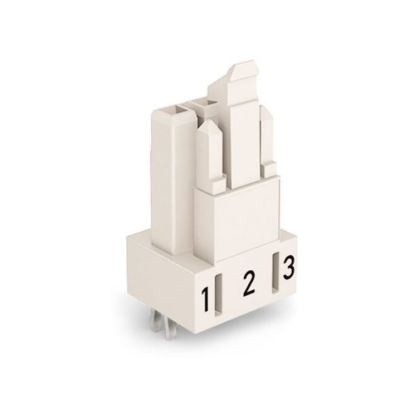 WAGO WINSTA® MINI 890 Series Socket 3 Pole for PCBs - 890-823