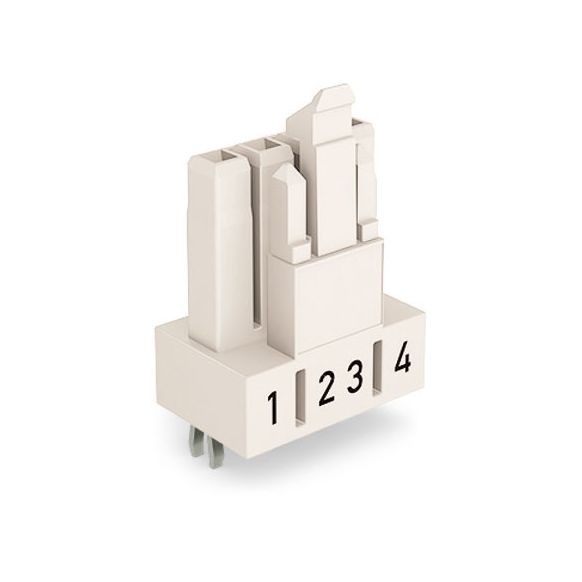 WAGO WINSTA® MINI 890 Series Socket 4 Pole for PCBs - 890-824
