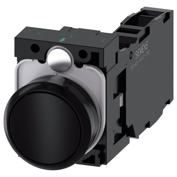 Siemens SIRIUS ACT Series Pushbutton - 3SU1100-0AB10-1FA0