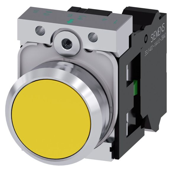 Siemens SIRIUS ACT Series Pushbutton - 3SU1150-0AB30-1BA0