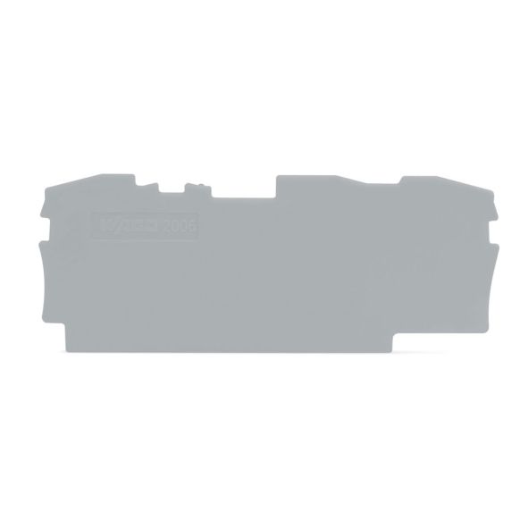 WAGO TOPJOB®S 2006 Series 3 Conductor End and Intermediate Plate - 2006-1391