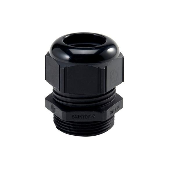 53111330 - ABB Straight Cable Seal Gland with Reducing Seal Insert, Black Plastic, M25x1.5