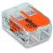 WAGO LEVER-NUTS® 221 Series Compact Splicing Connector - 2 Conductor - 4mm²