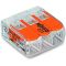 WAGO LEVER-NUTS® 221 Series Compact Splicing Connector - 3 Conductor - 4mm²