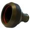Front view of EMCA Straight Screened Adaptor in Olive Drab Cadmium finish (Part Number: A37-526-7606KN)