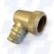 A37-795-1910 - EMCA 90 Degree Screened Adaptor, MIL-DTL-38999 Series III, Aluminium Bronze Passivated, Shell Size 09