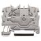 WAGO TOPJOB®S 2000 Series Rail Mounted 2 Conductor Through Terminal Block - 2000-1201