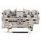 WAGO TOPJOB®S 2001 Series Rail Mounted 3 Conductor Through Terminal Block - 2001-1301