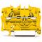 WAGO TOPJOB®S 2002 Series Rail Mounted 2 Conductor Through Terminal Block - 2002-1206