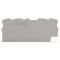 WAGO TOPJOB®S 2002 Series 4 Conductor End and Intermediate Plate - 2002-1491
