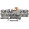 WAGO TOPJOB®S 2002 Series Rail Mounted 4 Conductor Disconnect Terminal Block - 2002-1871