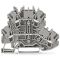 WAGO TOPJOB®S 2002 Series Rail Mounted Double-Deck Through/Through Terminal Block L/L - 2002-2201