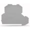 WAGO TOPJOB®S 2002 Series Double-Deck End and Intermediate Plate - 2002-2291