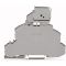 WAGO TOPJOB®S 2002 Series Rail Mounted Double-Deck fuse disc. with fuse holder - 2002-2611