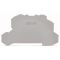 WAGO TOPJOB®S 2002 Series Double-Deck Disconnect End and Intermediate Plate - 2002-2691