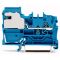 WAGO TOPJOB®S 2002 Series Rail Mounted 1 Conductor N-Disconnect Terminal Block - 2002-7114