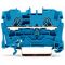 WAGO TOPJOB®S 2004 Series Rail Mounted 2 Conductor Through Terminal Block - 2004-1204
