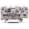 WAGO TOPJOB®S 2004 Series Rail Mounted 3 Conductor Through Terminal Block - 2004-1301