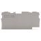 WAGO TOPJOB®S 2004 Series 3 Conductor End and Intermediate Plate - 2004-1391